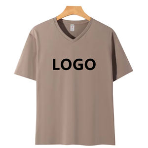 <span class=keywords><strong>T</strong></span>-Shirt da Uomo con Scollo <span class=keywords><strong>a</strong></span> <span class=keywords><strong>V</strong></span> in Poliestere Abbigliamento Estivo Magliette da Uomo di Alta Qualità - Product Image 1