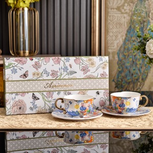 Juego de Taza y Platillo Personalizado en Oferta, con Caja de Regalo para Servicio de Té en Casa u Hotel, Ideal para Regalo - Product Image 6
