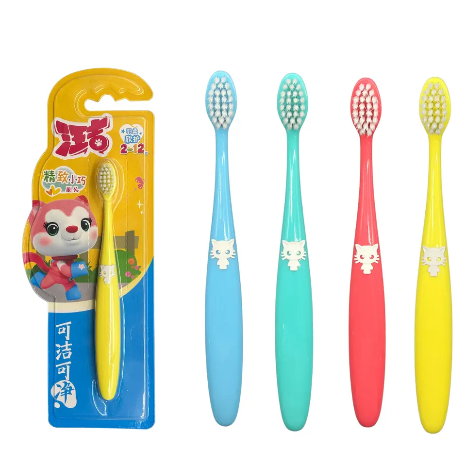 Cartoon animal Design baby loving children's toothbrush for baby oral health