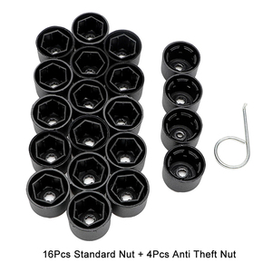 16+4 Pièces <span class=keywords><strong>Cache</strong></span>-écrous de roue pour <span class=keywords><strong>Volkswagen</strong></span> Polo, Accessoires de protection extérieure, <span class=keywords><strong>Cache</strong></span>-écrous de roue - Product Image 2