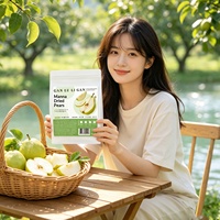Pépites de poires séchées Ganlu en vrac, grandes tranches de fruits secs pour infusion, fruits séchés de saison automne