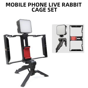 BAFANG U-rig Pro Handheld Smartphone Video Rig Poignée Grip Cold Shoe Mounts Vlogging Rig Stabilisateur pour téléphone Videomakers 3.7V - Product Image 2