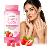 Gummies de Biotine (Vitamine B7) OEM ODM, Formule Beauté Végétalienne à la Pectine, Marque Privée, Saveur Personnalisée, Emballage Bouteille, Vente en Gros, Fourniture en Vrac