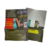 Pochette à tabac vide 30g, emballage doré 50g pour tabac à rouler, pochette à tabac à rouler à la main 50g