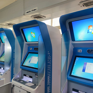 Máquina de terminal de autoservicio de banco comercial invitados institución financiera Cajero Automático remitente de tarjetas quiosco - Product Image 5