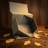 Boîte pliable magnétique en forme de livre, logo personnalisé, carton rigide solide, emballage magnétique, boîtes cadeaux en papier