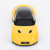 P331 Model Mobil Sport Lampu Warna-warni Kartu Mini Speaker Multi-fungsi Portabel Lucu Kartun Mini Radio Speaker
