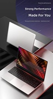 Laptop Tipis 15.6-Inci 2026 dengan Sensor Sidik Jari, Intel N100, RAM 16GB, SSD 256GB, Panel IPS Nirkabel, Notebook Gaming Murah Stok Terbatas