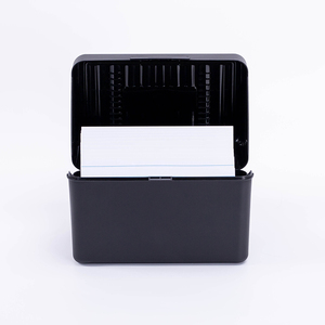 Custom Printed Design Index <strong>Card</strong> Storage Plastic 4x6 <strong>Recipe</strong> <strong>Box</strong> - Product Image 2