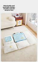 Nouveau Sac de Transport Portable de Luxe 2-en-1 pour Animaux de Compagnie 2026 – Coussin de Siège et Niche pour Chien, Sécurité Extérieure, Coton PP Imperméable