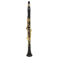 SLADE High-End Ebony Clarinet with Black Gold Key B-Tone Clarinet for Adult Beginner Performance Exam Black Pipe