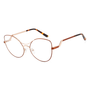 Fabricante <span class=keywords><strong>chino</strong></span>, venta al por mayor, <span class=keywords><strong>gafas</strong></span> ópticas de diseño de doble puente personalizadas <span class=keywords><strong>con</strong></span> <span class=keywords><strong>gafas</strong></span> <span class=keywords><strong>con</strong></span> montura de metal - Product Image 2