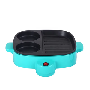 Máquina de <span class=keywords><strong>desayuno</strong></span> eléctrica 3 en 1 con <span class=keywords><strong>dos</strong></span> ollas redondas <span class=keywords><strong>para</strong></span> huevos y una sartén cuadrada <span class=keywords><strong>para</strong></span> uso doméstico y hotelero - Product Image 2