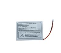616-0206 616-0183 Baterai 1000mAh untuk iPod 4 Generasi ke-4 Photo 4 20 40GB MA127 Photo 30GB M9 A1059 Baterai