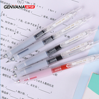 Genvana Lieferant Hochwertige Kunststoff-Einziehstift-Sets 0,5mm in Box mit Großer Kapazität Schwarz/Blau/Rot