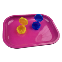 Pot à couvercle rabattable transparent/uni, emballage vide pour échantillons cosmétiques, boîte à charnière pour aliments et crèmes pour le visage – Prix usine