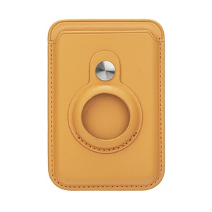 Cartera de Cuero PU de Fábrica <span class=keywords><strong>con</strong></span> Ranura para <span class=keywords><strong>AirTag</strong></span> para <span class=keywords><strong>iPhone</strong></span> Mini, Funda Trasera Magnética Segura para Teléfono Inteligente - Product Image 3