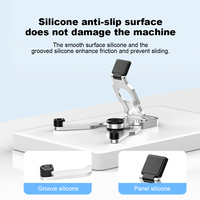 Soporte para Teléfono con Spinner, Rotación 360°, Ajustable, Universal para Todos los Tamaños, Resistente al Agua y al Polvo, Aleación de Zinc, para Escritorio