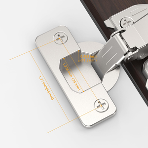 Herrajes <span class=keywords><strong>para</strong></span> Muebles Personalizados 105 °   Bisagras Hidráulicas de Cierre Suave, Ajustables en 3D, Ocultas, de Acero Inoxidable <span class=keywords><strong>para</strong></span> Puertas de Gabinetes de Cocina - Product Image 4