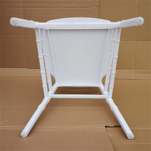 Venta al por mayor de alta calidad apilable PP plástico blanco banquete Tifanny Chiavari boda silla sillas de comedor para eventos - Product Image 6