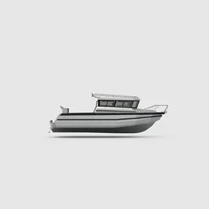 Easycraft 7.5M/23ft Massief En Stabiel Aluminium Vissersboot Met Buitenboordmotor Directe Verkoop Door Fabrikanten