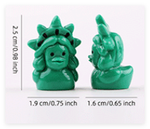 Micro Paysage Miniature Décoration Bonsaï <span class=keywords><strong>Maison</strong></span> Poupées Plantes Jardin Chanceux Miniature D'été 3D Résine Canard Figurine Aquarium Jouet - Product Image 2