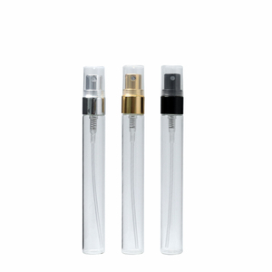 Fancy Luxury wholesale Round 8ml10ml Mini Empty Clear Spray Bottle Glass Perfume Sample Atomizer tester Oil Packaging