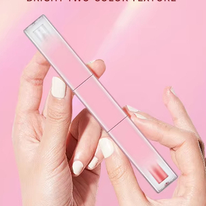 MLM OEM ODM 2 in 1 Double Head <b>Lip</b> Gloss Matte & Mirror Non-stick Cup Long Lasting Moisturizing <b>Lip</b> Glaze matte <b>lip</b> gloss - Product Image 1