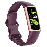 Jam Tangan Pintar Pria Wanita Tahan Air Pelacak Detak Jantung Pengukur Tekanan Darah Smartwatch Olahraga
