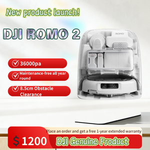 Robot Limpiador de Pisos DJI ROMO P2, 36000Pa de Succión Potente, Visión Artificial, Evitación de Obstáculos, Brazo Robótico de 123 Grados, Robot de Limpieza de Esquinas - Product Image 3