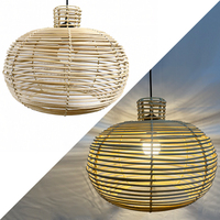 Lustre suspendu en rotin fait main à prix d'usine, lampe tressée pour escalier, abat-jour moderne pour chambre à coucher, décoratif