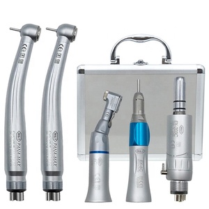 Kit de Turbina de Aire Dental de Baja Velocidad y Pieza de Mano Quirúrgica de Alta Velocidad con Empaque de Aluminio - Product Image 1