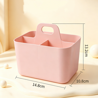 Boîte de rangement multifonctionnelle portable de bureau MONR en polystyrène (PS) au design moderne et minimaliste, organisateur de cosmétiques pour la maison