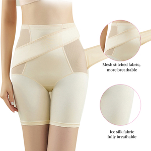 Culotte respirante en Nylon taille haute pour <span class=keywords><strong>femme</strong></span>, <span class=keywords><strong>Corset</strong></span> taille haute, <span class=keywords><strong>sous</strong></span>-vêtement croisé pour <span class=keywords><strong>femme</strong></span> - Product Image 2