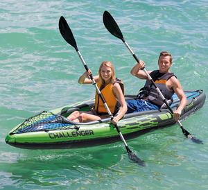 <span class=keywords><strong>INTEX</strong></span> 68306 <span class=keywords><strong>Challenger</strong></span> K2 2 personnes gonflable PVC bâche <span class=keywords><strong>Kayak</strong></span> pêche enfants et adultes Ce 2 personnes bateau électrique 3 ans - Product Image 2