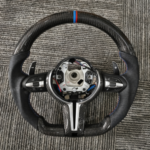 Volante Deportivo de Fibra de Carbono para Cuero, 3 Radios, Tamaño de Agarre 37, para <span class=keywords><strong>Chida</strong></span> para F30-F36 F87 F80 F82 F10 - Product Image 1