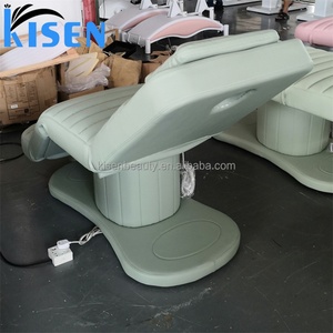 Table de soins incurvée Kisen pour salon, clinique, hôpital, domicile – Lit électrique à 3 moteurs, couleur et tension personnalisables, vente en gros - Product Image 5