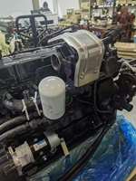 Ensemble moteur diesel Komatsu remanufacturé SAA6D107E-1 SAA6D107E pour remplacement d'excavatrice PC200-8 PC220-8