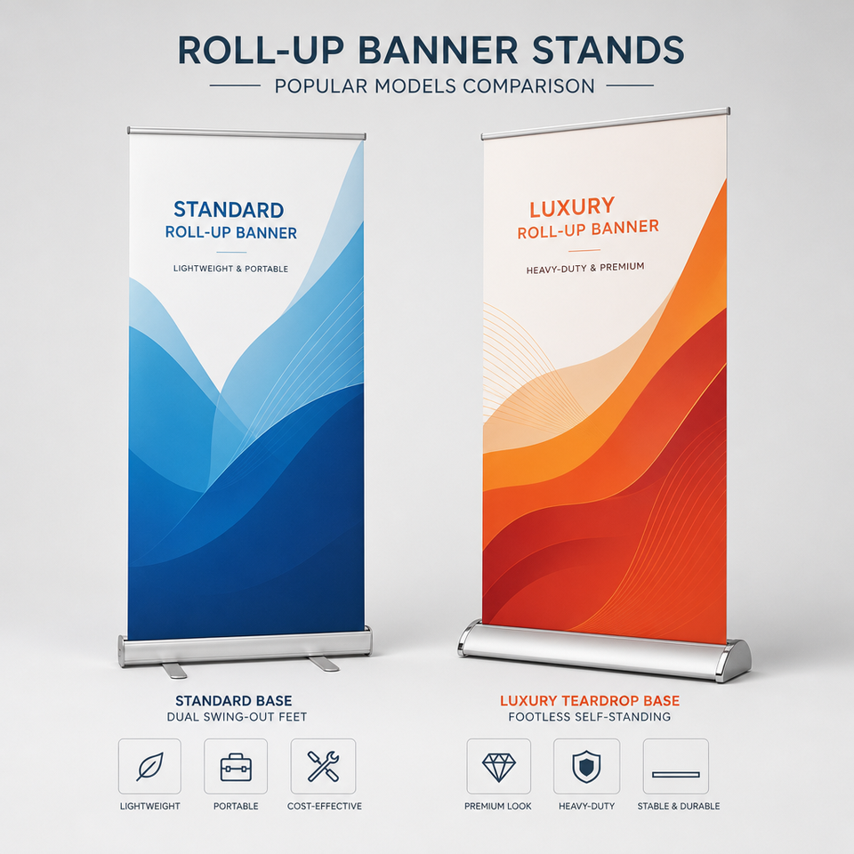 Custom Frame Stand Custom Aluminum Frame Fabric Banner Stand, Portable Exhibition Trade ...