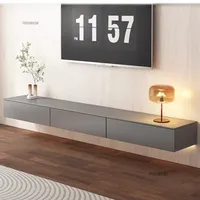 Meuble TV suspendu moderne européen, meuble TV mural flottant, meubles de salon, vente en gros, usine OEM ODM, taille personnalisée