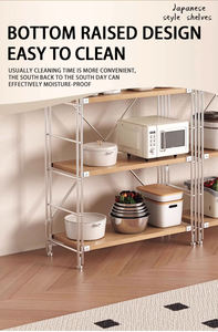 ארון מתלה פלדה עץ לבן מתכוונן עם שתי מגירות עמיד מדף תצוגה ביתי עבור מעיל חדר שינה התלוי - Product Image 6