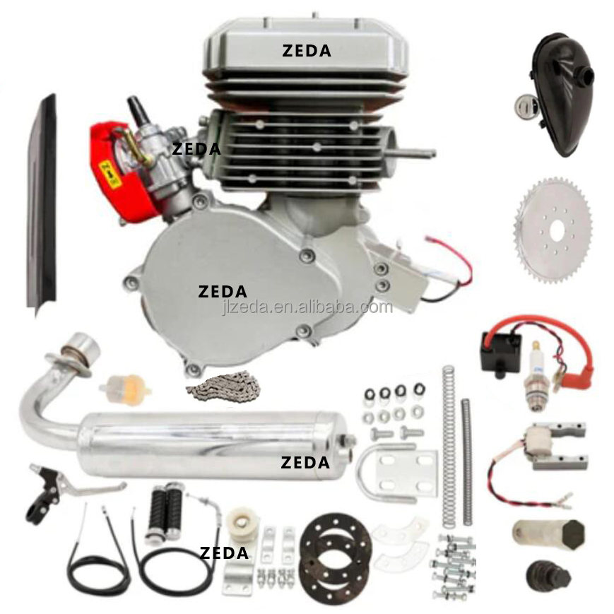 Bicicletta motorizzata 2 tempi 100cc 80cc BT100 V2 kit motore 50mm motore scooter a gas