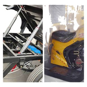 Triciclo Recolector de Basura Amarillo de 3 Ruedas con Motor de Gasolina y Transmisión Manual para Recolección de Residuos - Product Image 5
