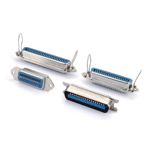 Centronics(57) 50pin母焊料，带金属罩直角出口，57 50p母，CN 50p母 - Product Image 3