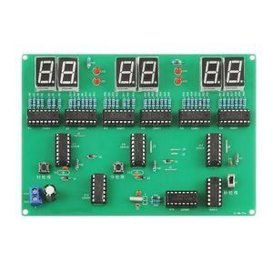 OKYN-G5240 DIY 6 Digit <b>LED</b> <b>Digital</b> Electronic <b>Clock</b> Kit for Soldering Practice and STEM Education - Product Image 1