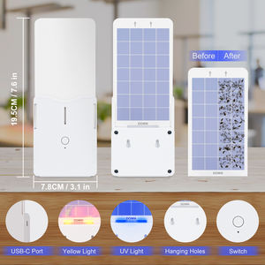 Trappola Portatile Ricaricabile Wireless in ABS per Zanzare, Mosche e Insetti, con <span class=keywords><strong>Luce</strong></span> Attrattiva, Alimentazione Tipo-C - Product Image 1