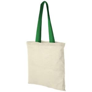 Bolsa de Compras de Lona Personalizable Mediana 30-50cm con Asa Verde Brillante para Uso Diario - Product Image 1