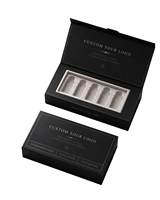 Boîte d'emballage personnalisée pour peptides, boîte rigide pour flacon de 3 ml, doublure en éponge protectrice pour l'expédition et l'emballage des petites entreprises