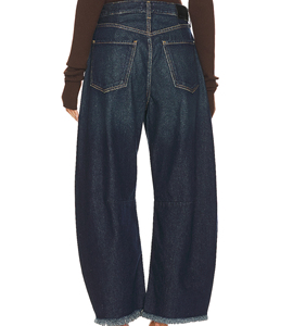 Jeans Casual in <span class=keywords><strong>Velluto</strong></span> <span class=keywords><strong>a</strong></span> <span class=keywords><strong>Coste</strong></span> <span class=keywords><strong>Blu</strong></span> Scuro Stile Americano Retrò, Gamba Dritta, Nuovi <span class=keywords><strong>Pantaloni</strong></span> da Donna Taglie Forti Vestibilità Regolare per Primavera e Autunno - Product Image 3