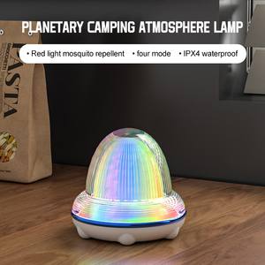 Lampe de camping portable rechargeable à LED moderne pour extérieur, en verre, lumière douce, chaude et colorée, pour vente en gros - Product Image 2